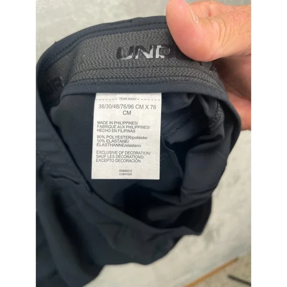 Under Armour Men's Performance Pants 38x30 Black Golf Stretch Outdoors - Picture 7 of 10